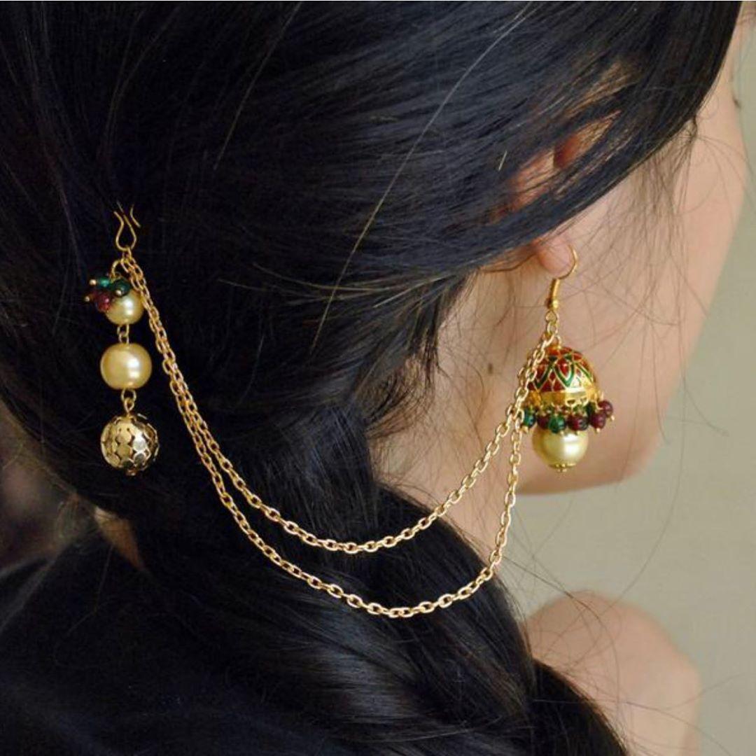 Anyone feeling the Mehndi vibes? Mehndi braid with accessories created... |  TikTok