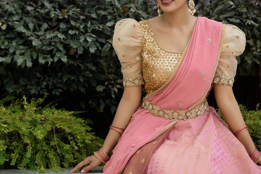 Pin by Arunachalam on hairstyle | Wedding blouse designs, Hair style on  saree, Saree hairstyles