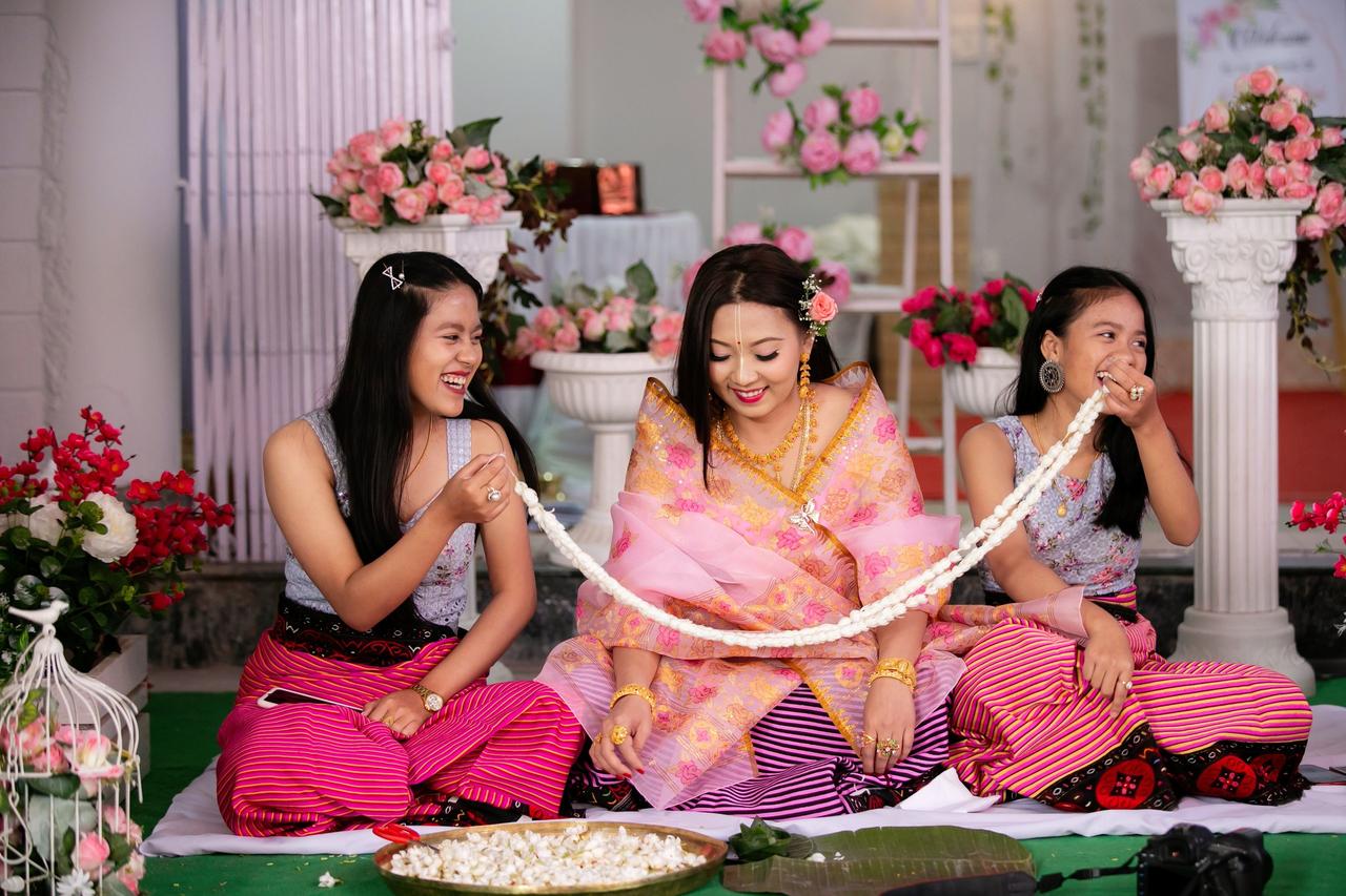 Northeast India embraces bridal beauty trends rooted in distinct traditions  and influenced by their weaves, according to makeup artists from the region  | Vogue India