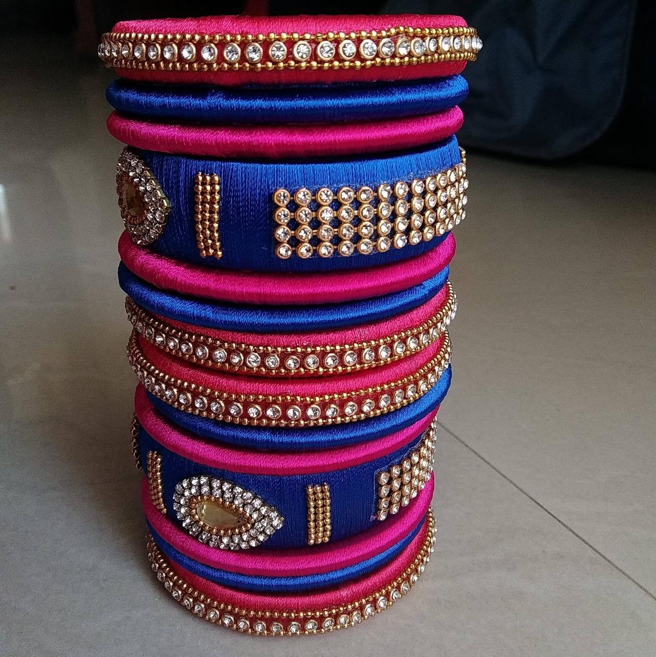 silk thread bangles 