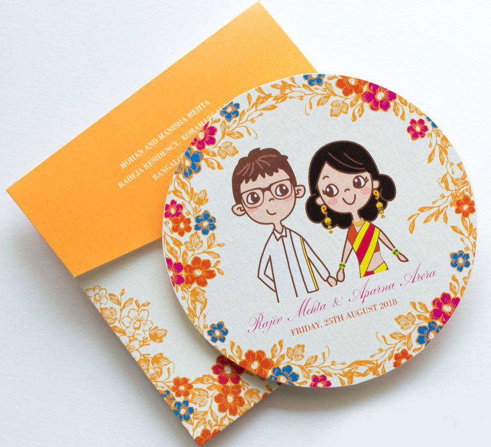 10 Drool worthy Modern Indian Wedding Invitation Designs