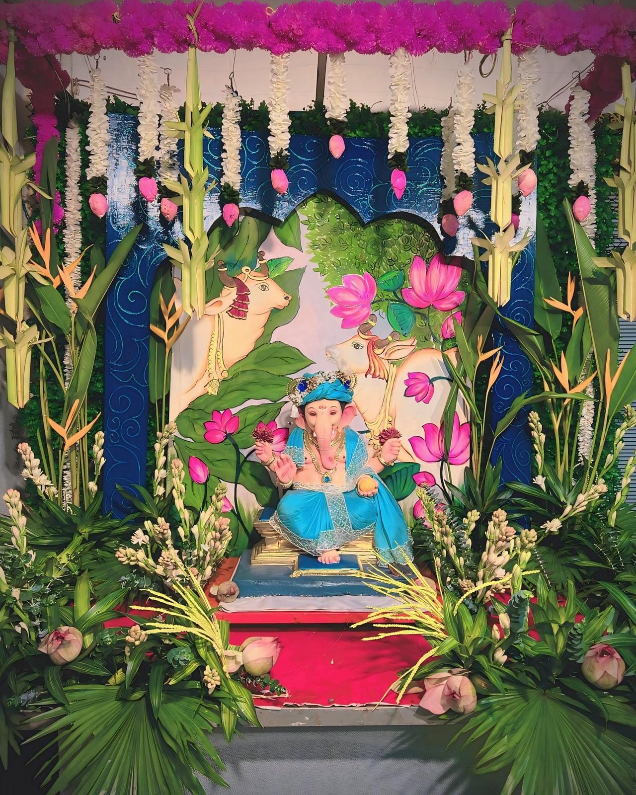 Ganesh Chaturthi Theme Decoration