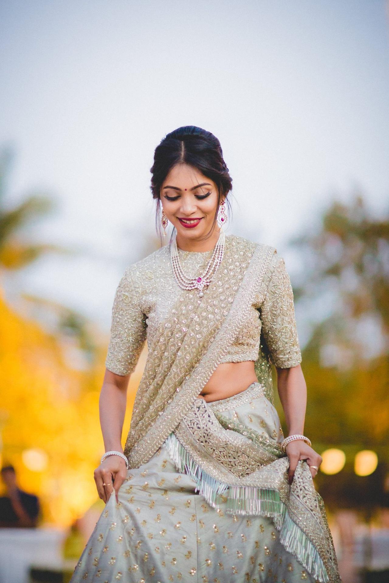 12 Stunning Front Neck Design Inspirations That Can Enhance Your Bridal  Outfit Immensely