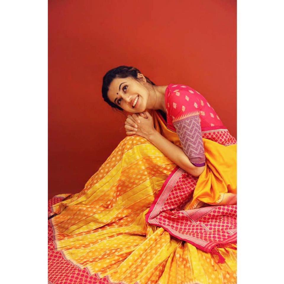 NAKSH By Enakshi | Patchworked handloom pure cotton saree