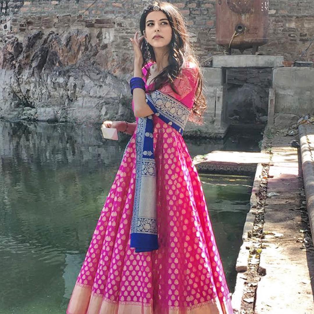 Beautiful Anarkali Jacket style Banarasi Silk Dress. | Embroidery designs  fashion, Clothes design, Fashion