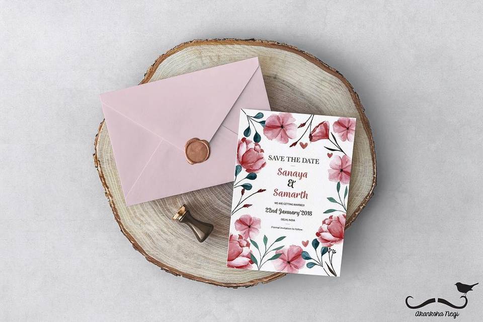 10 Floral Invitation Card Design Ideas For Your Big Day