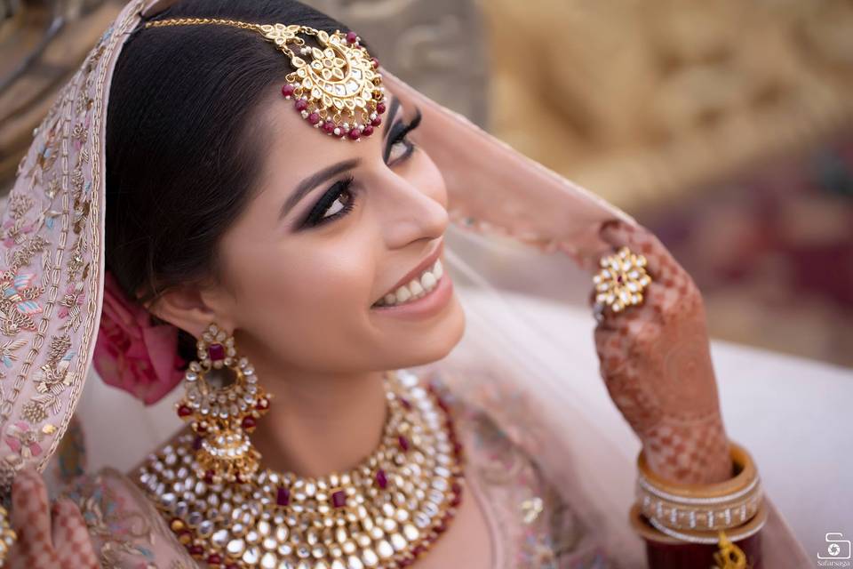 Real Brides in different Hues of Green for their Bridal Lehenga look so  impressive! | WeddingBazaar