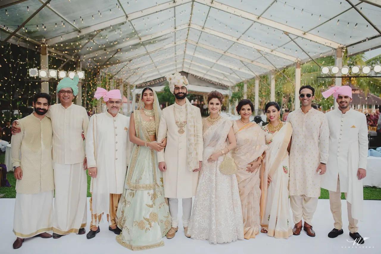 cream colour combination dress for wedding Most Elegant Ideas to Use Cream Colour Combination at Weddings