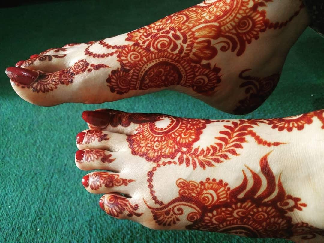 Feet Mehndi Designer