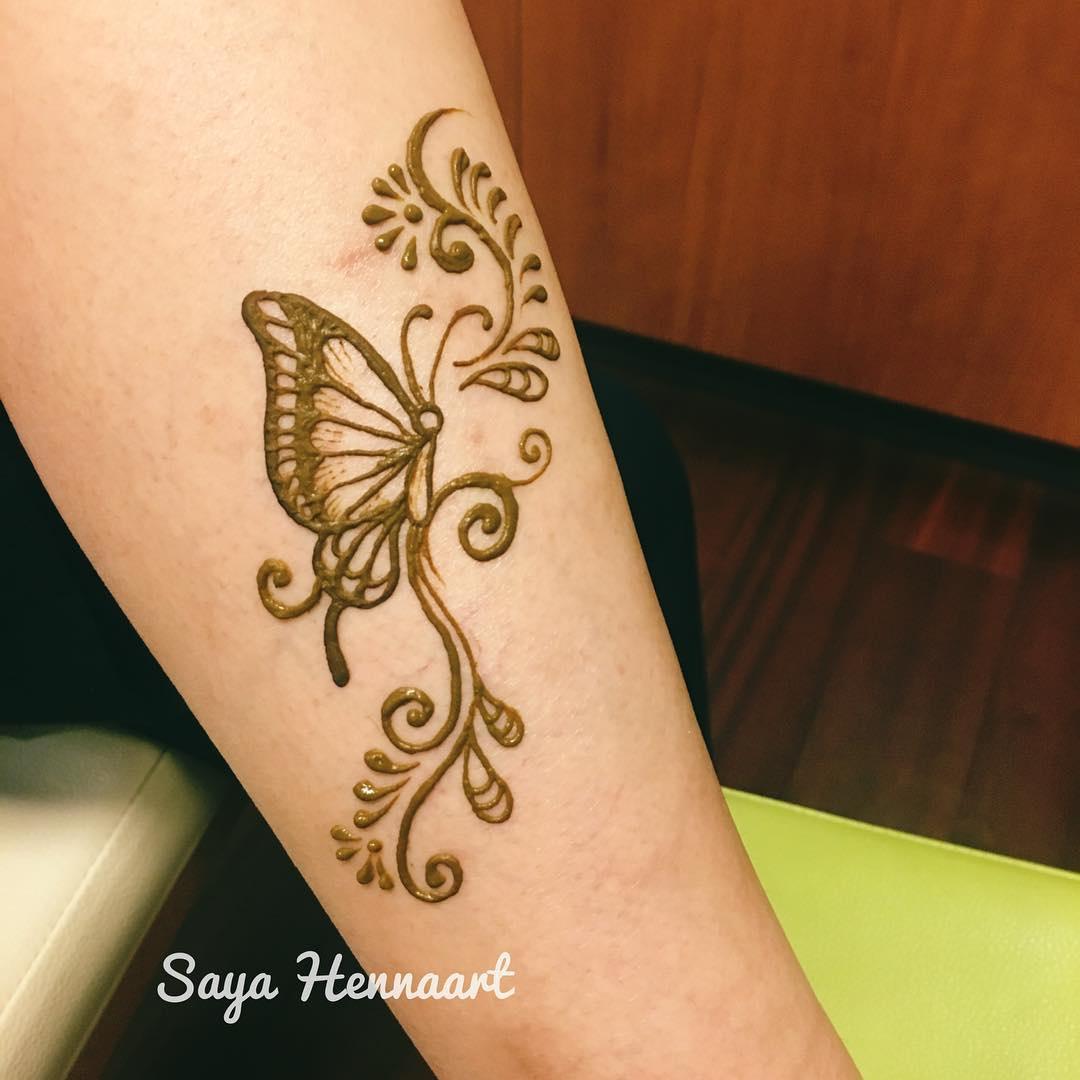 Top 30 Best Butterfly Mehndi Designs of all time  Free Photos 2022