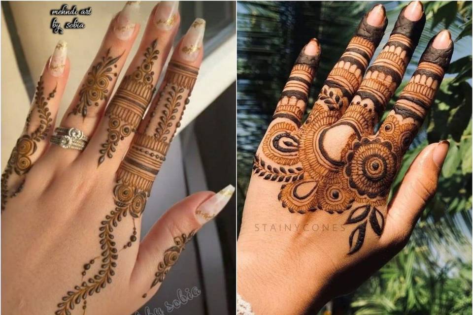 Best 100 Finger Mehndi Designs in 2024