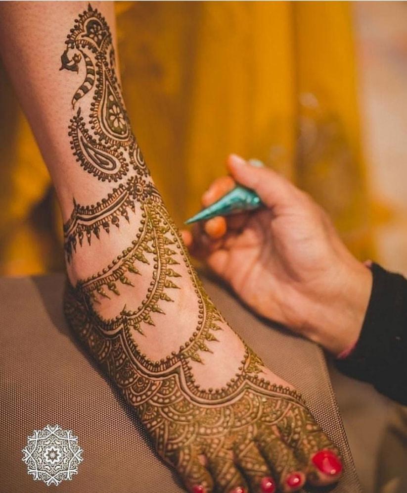 Beautiful and Easy Bridal Mehndi Designs for Women | TikTok