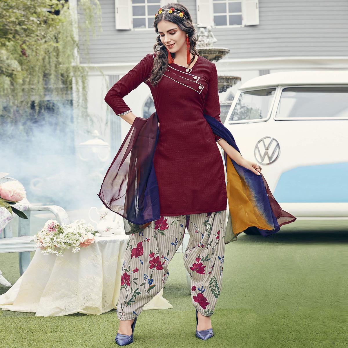 Salwar Suits - Salwar Suit (सलवार सूट) Designs & Salwar Kameez Online For  Women - Flipkart.com