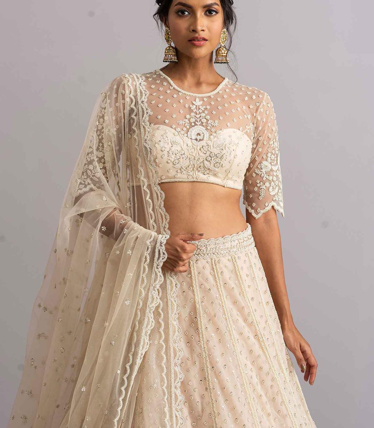 30 Trendy Net Blouse Designs for Sarees and Lehengas