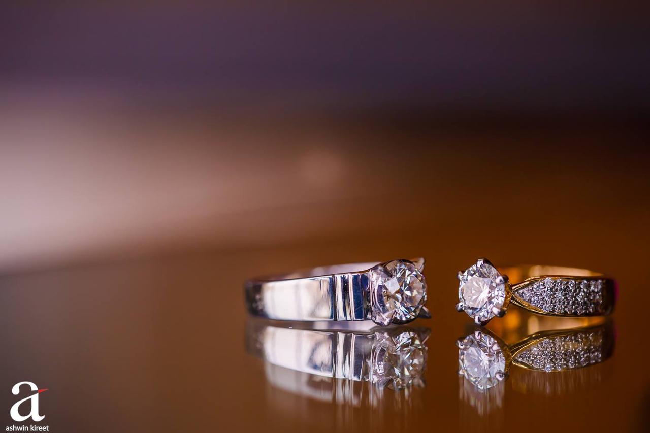 An Indian bride and groom their Shows Engagement Rings during a Hindu  wedding ritual 31703273 Stock Photo at Vecteezy