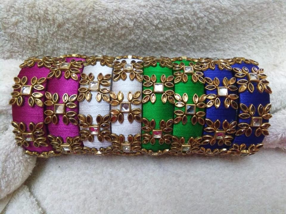 silk thread bangles 