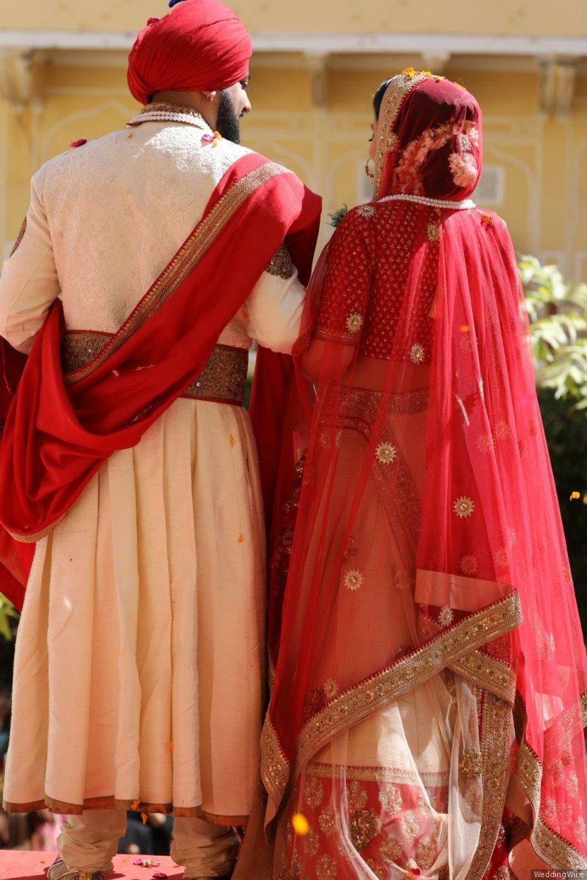 18251 lehenga fabric bikram and alisha s wedding preparing for desert weather