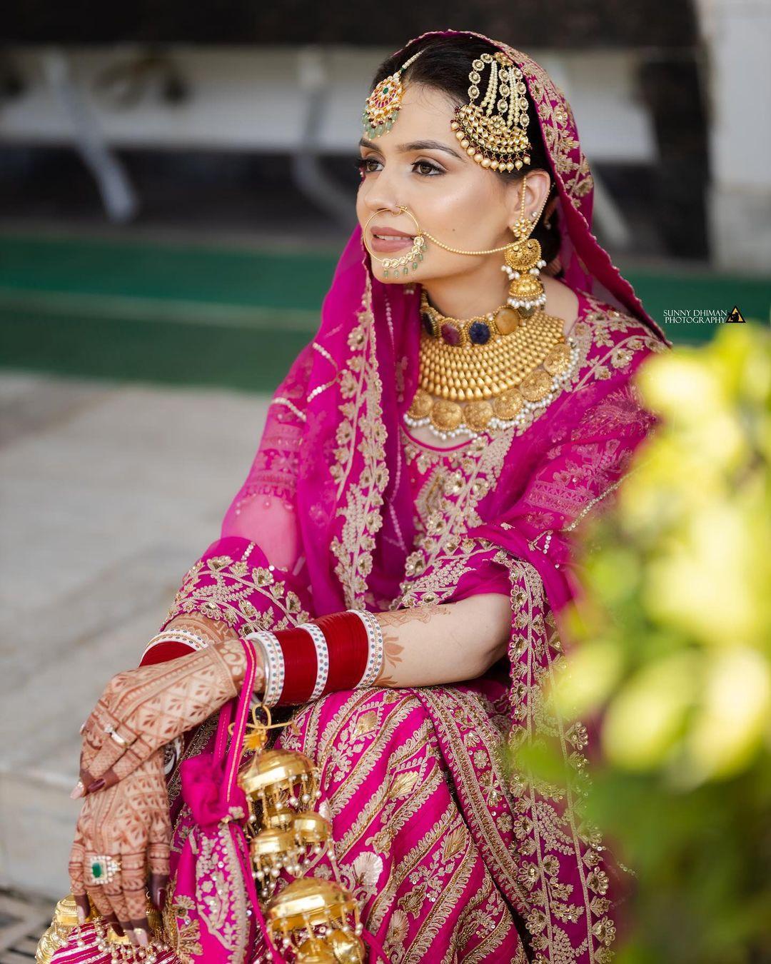 punjabi dulhan set