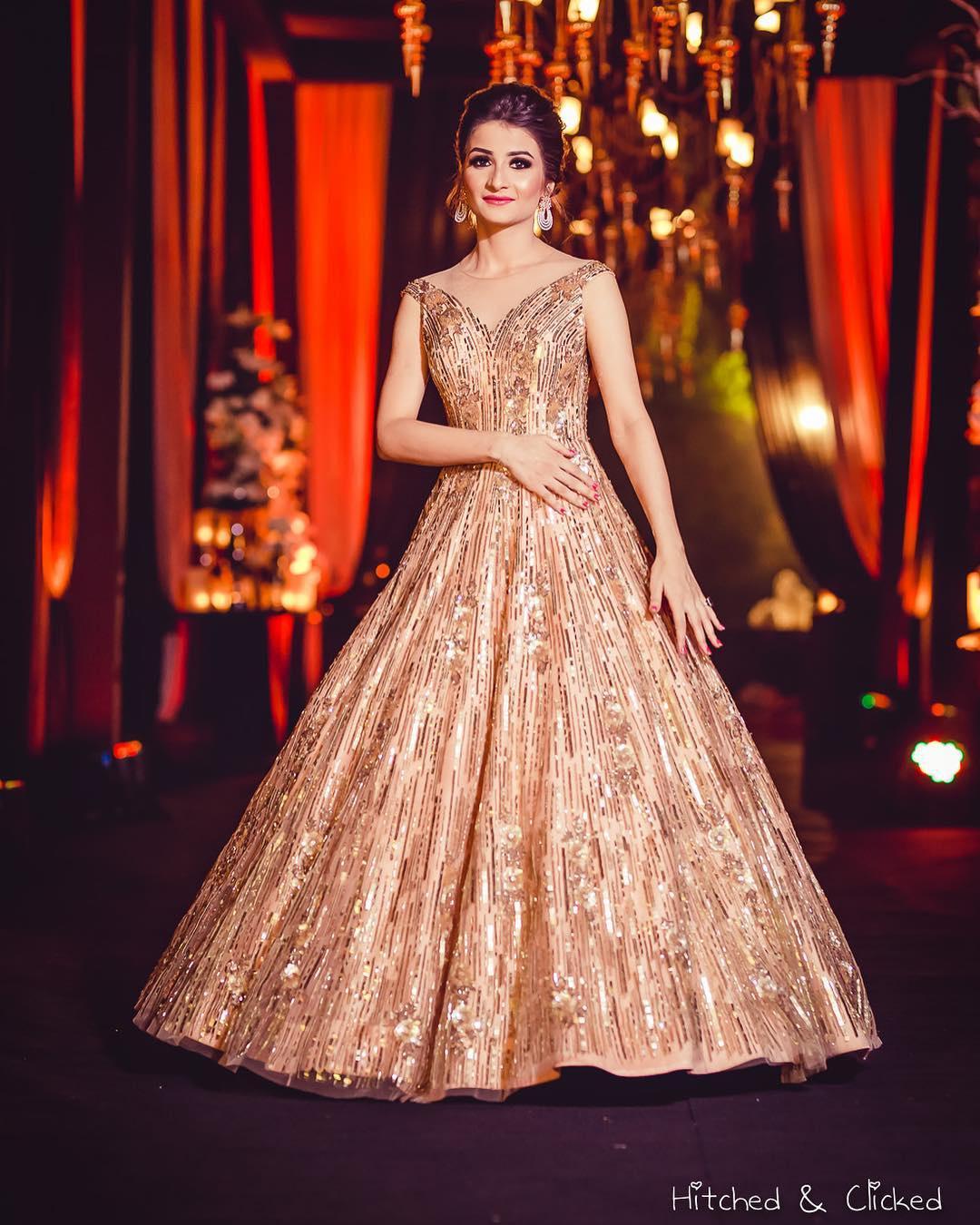 Engagement dresses for punjabi hot sale bride