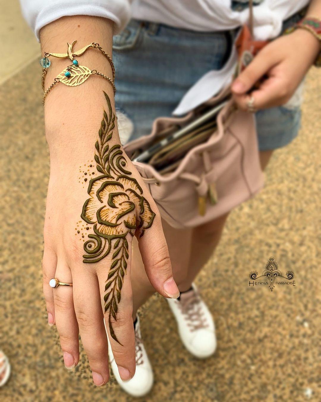 Finger mehndi tattoo designs | Back hand mehndi tattoos for girls | Simple  mehandi designs | - YouTube