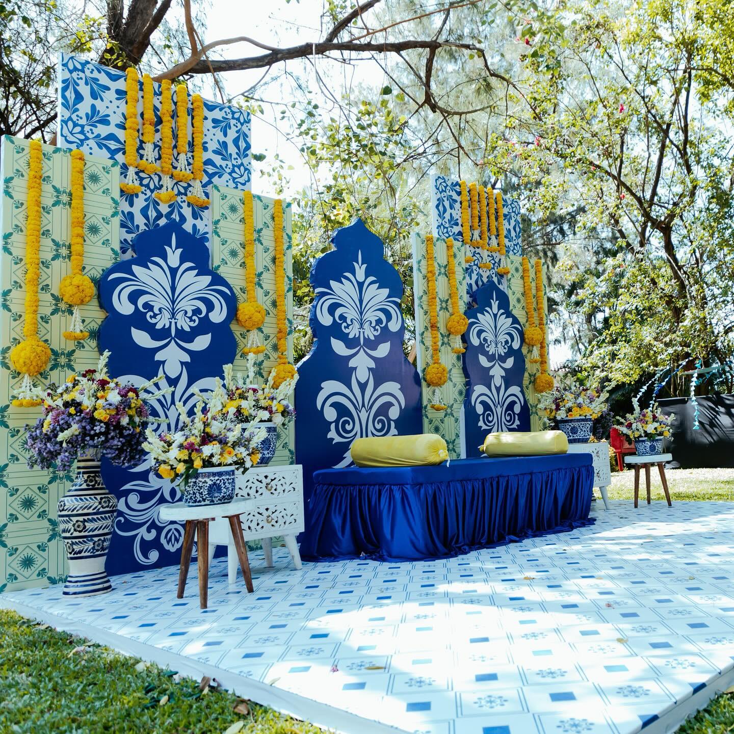 Unique Haldi Decoration Ideas For Home And Outdoor Setups