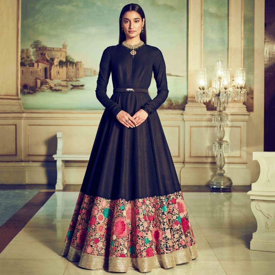 Simple 2025 anarkali gown