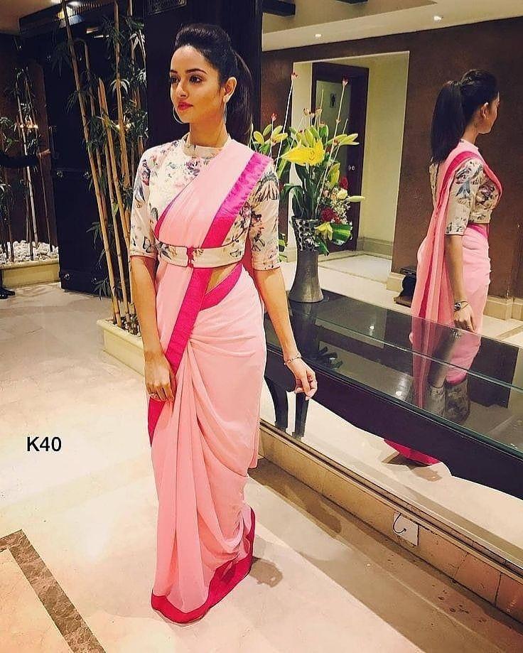 Hot Pink Banarasi Silk Saree Design by Warp 'N Weft at Pernia's Pop Up Shop  2023