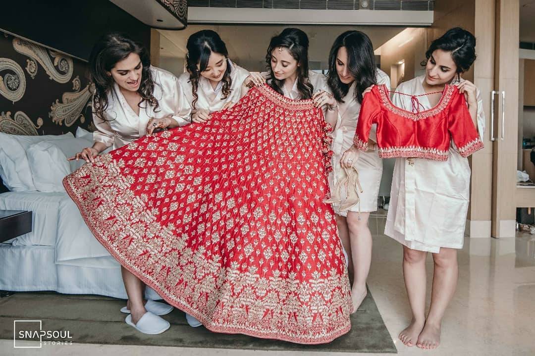 South Indian Style Narayan Pet Cotton Semi Stitched Lehenga Choli – TANHAI