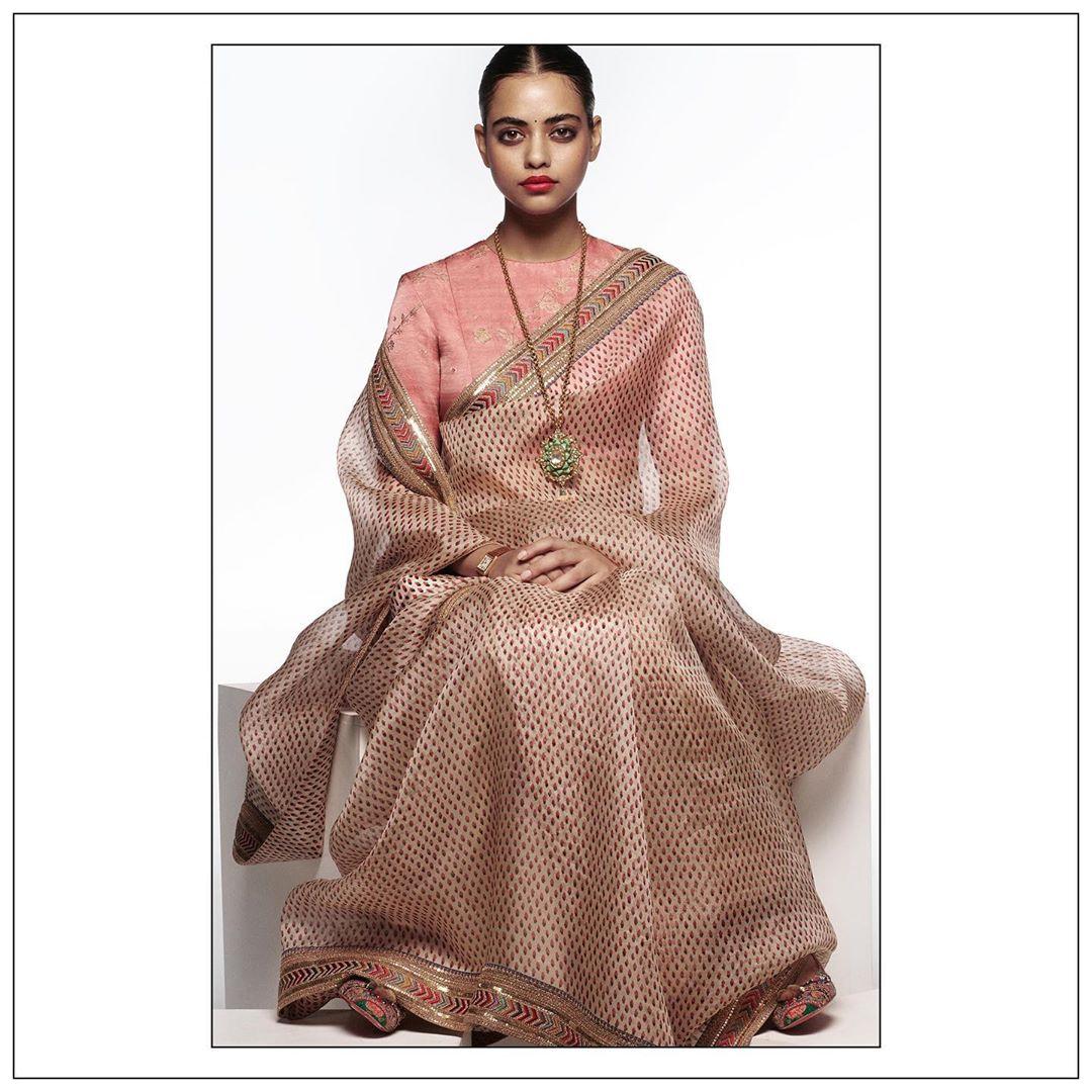 organza-sabyasachi-saree - ShaadiWish