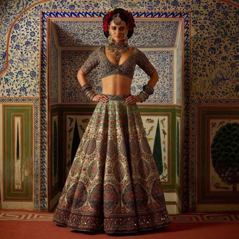 45861 sabyasachi lehenga on rent sabyasachi traditional designs