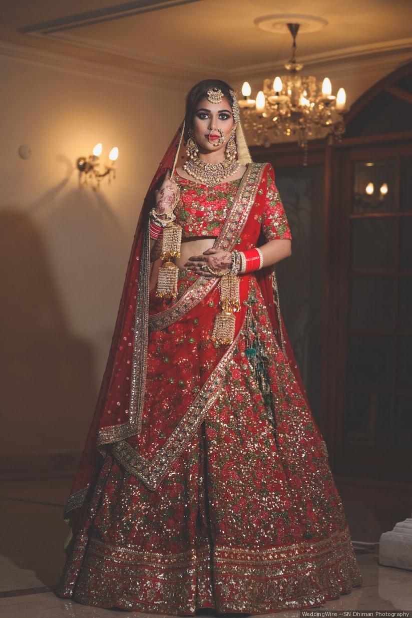 Best lehenga for shop bride with price