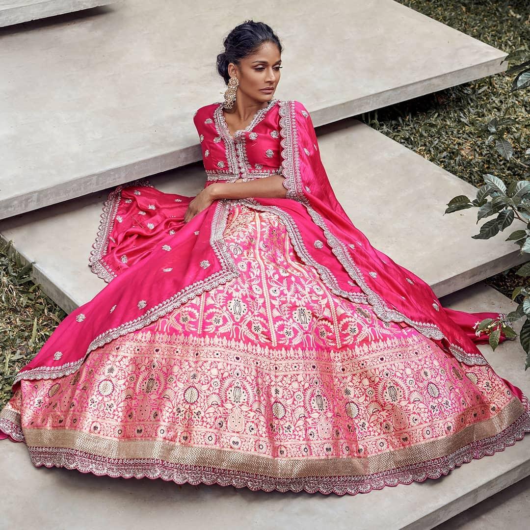 Indian Bridal Spring Collection - Brooke Lehenga by B Anu Designs