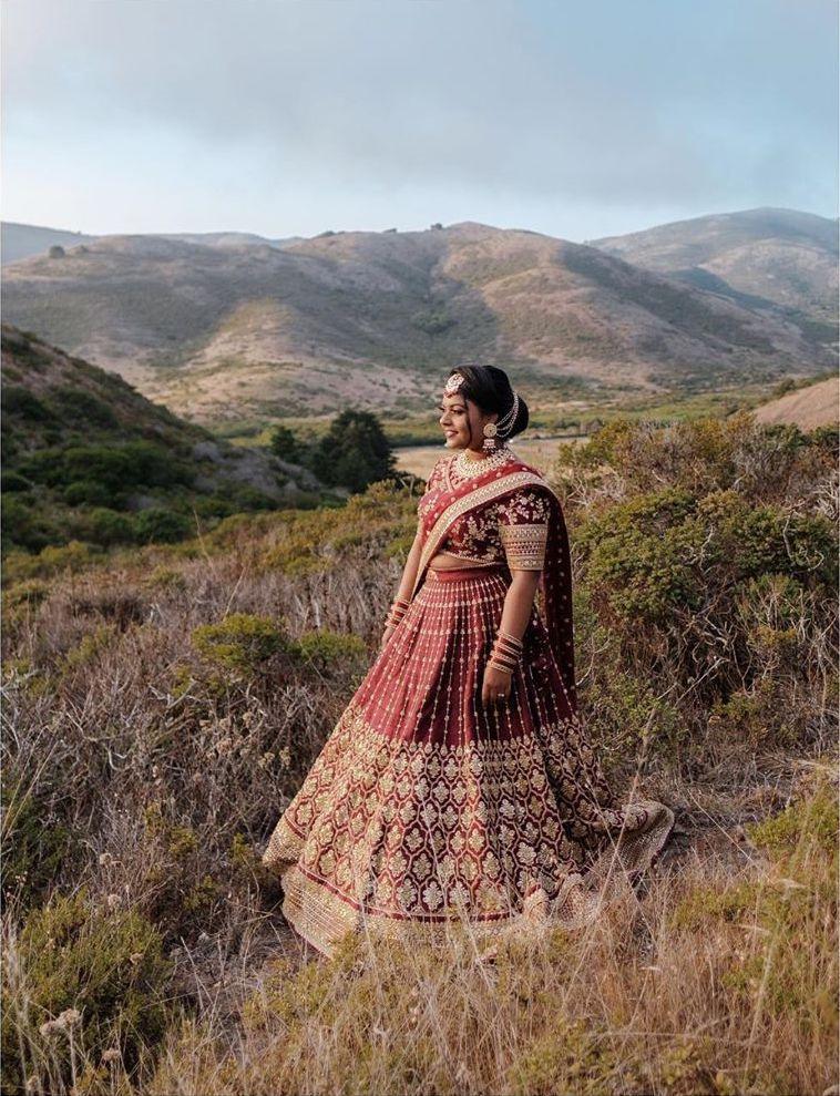 Sabyasachi Mukherjee: “The Champakali Lehenga. Intricate aari, zardosi and  applique techniques dexterou… | Indian bridal wear, Bridal lehenga red,  Sabyasachi bridal