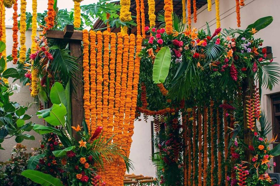 Breathtaking Marigold Flower Decoration Images for Wedding