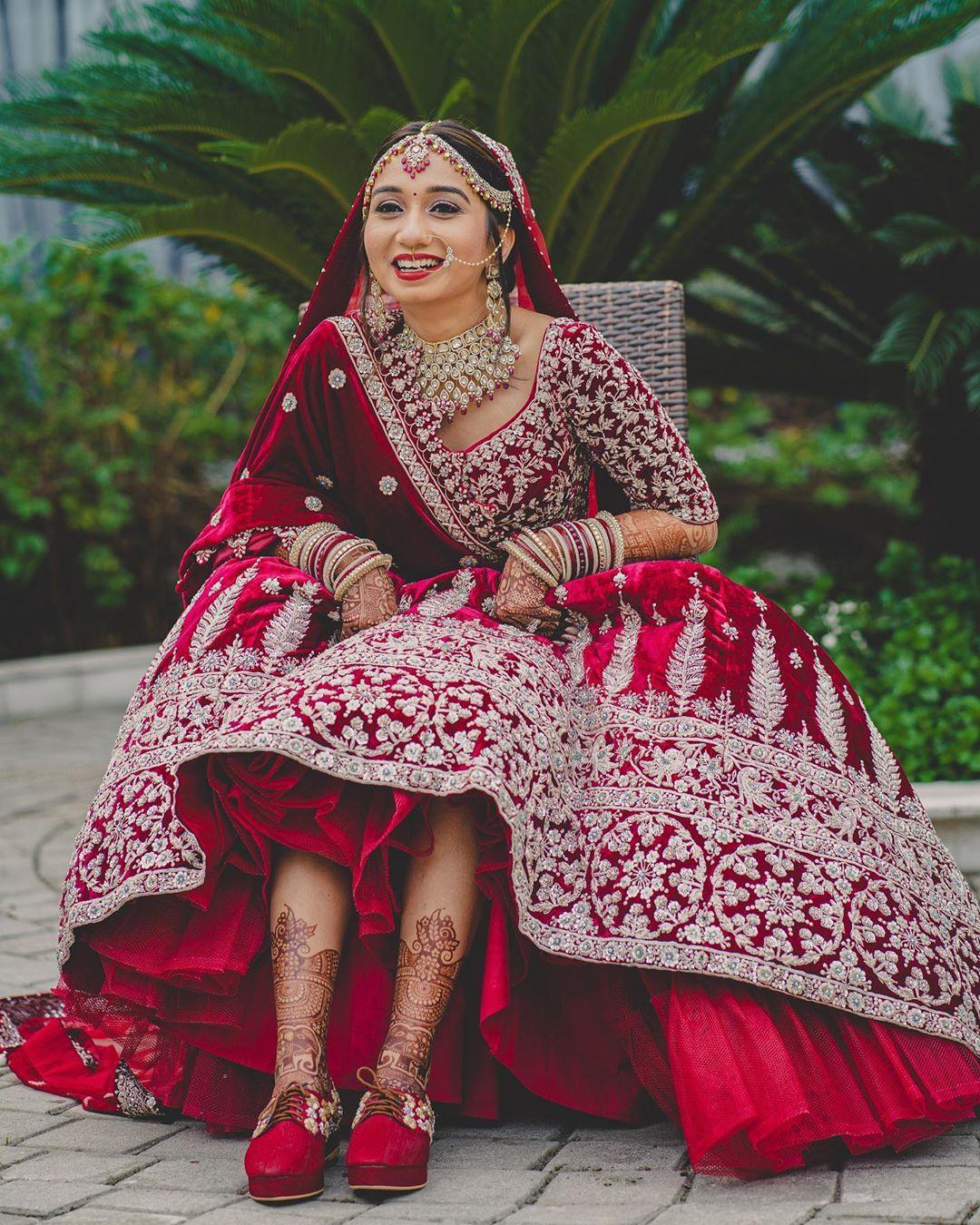 Brides Who Nailed the Quirky Sneakers With Lehenga Look