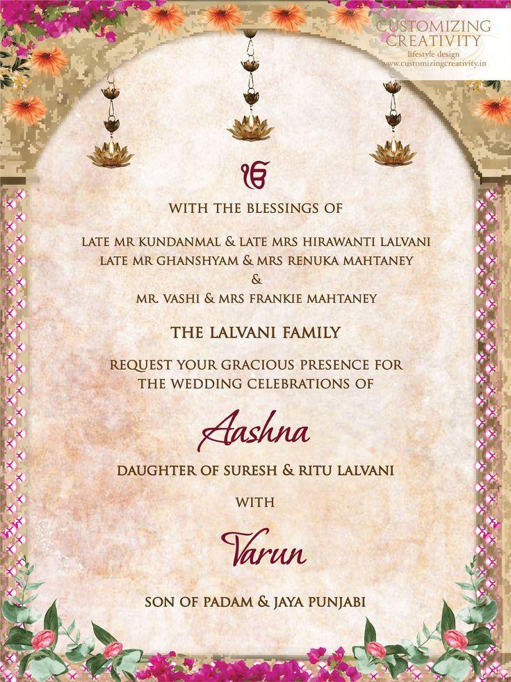 indian wedding invitation templates free download