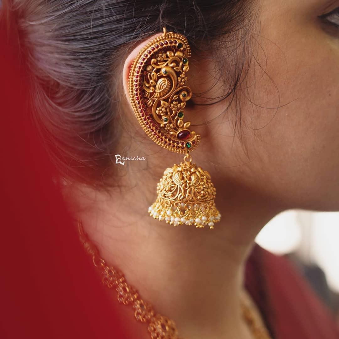 Jhumka gold deals design with price