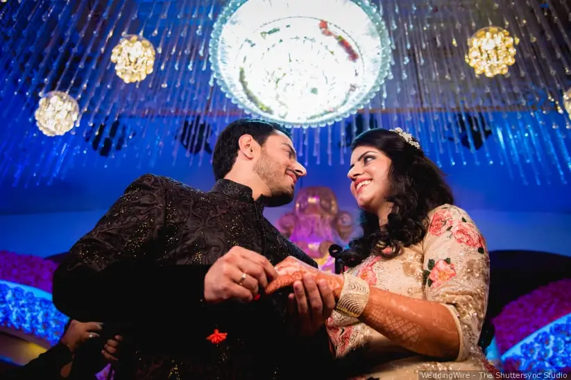 Bhumi & Rohan Ring ceremony @suchitphotography Mo 9898357950 #ringceremony  #wedding #engagement #indianwedding #ring #indianbride… | Instagram