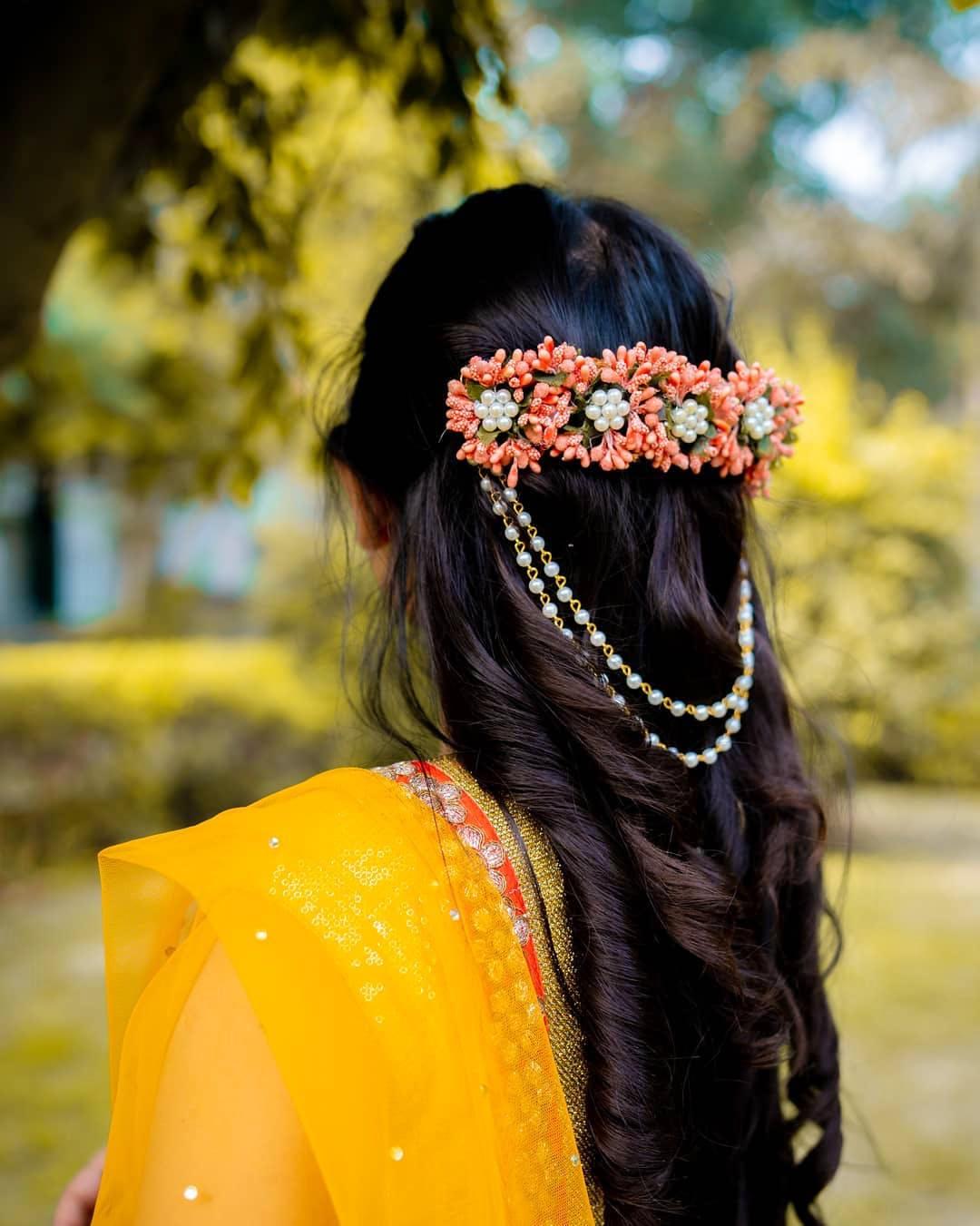 Hair Accessories With Traditional Wear - Boldsky.com