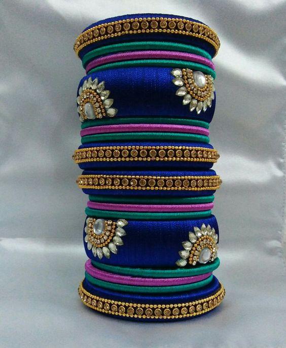 silk thread bangles 