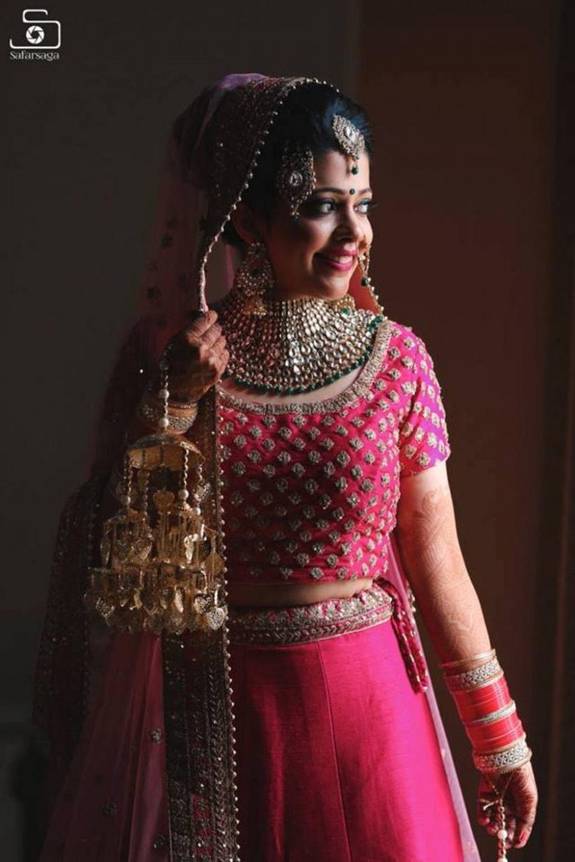 Surreal Pink Bridal Lehengas For This Wedding Season | WeddingBazaar