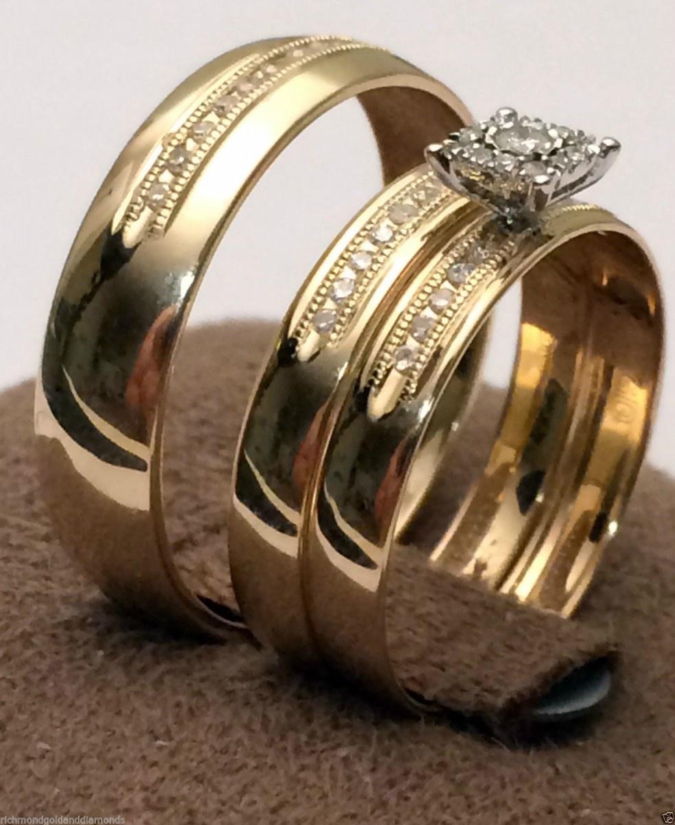 wedding couple Ring | Gold earrings models, Gold rings fashion, Couple ring  design