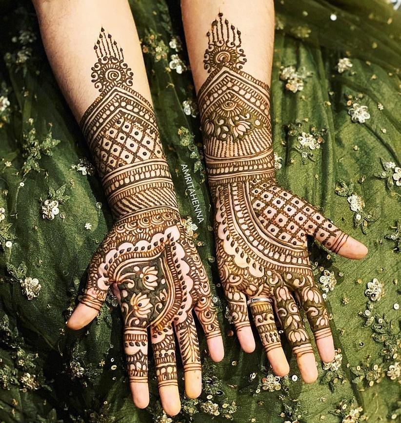 50 Amritsar Mehndi Design (Henna Design) - February 2020 | Full hand mehndi  designs, Rajasthani mehndi designs, Mehndi designs