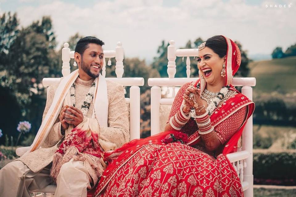 How a makeup artist gets ready for her own Indian wedding: Rhinestones,  edgy braids and bold colours included