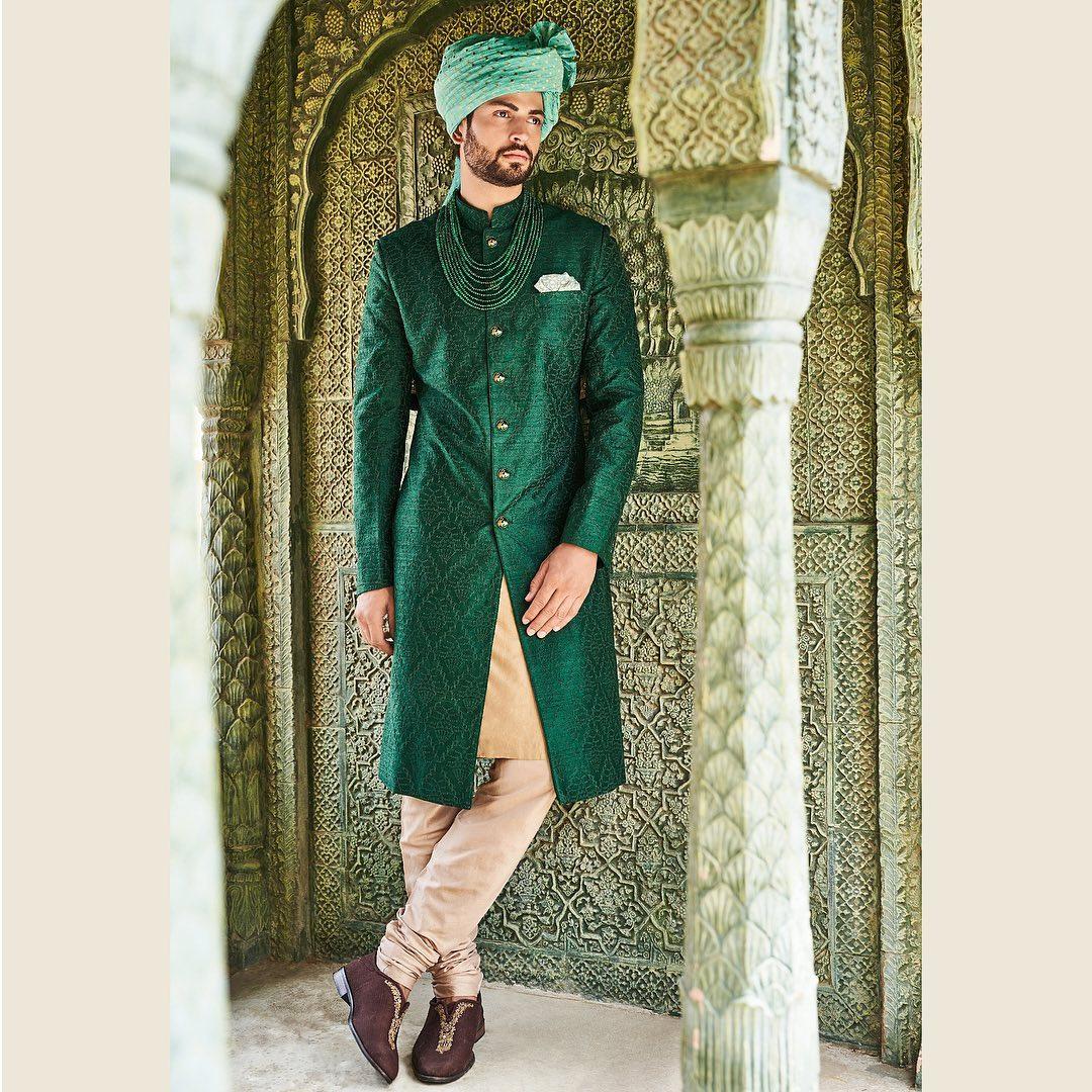 Groom Outfit Ideas To Complement a Bridal Red Lehenga