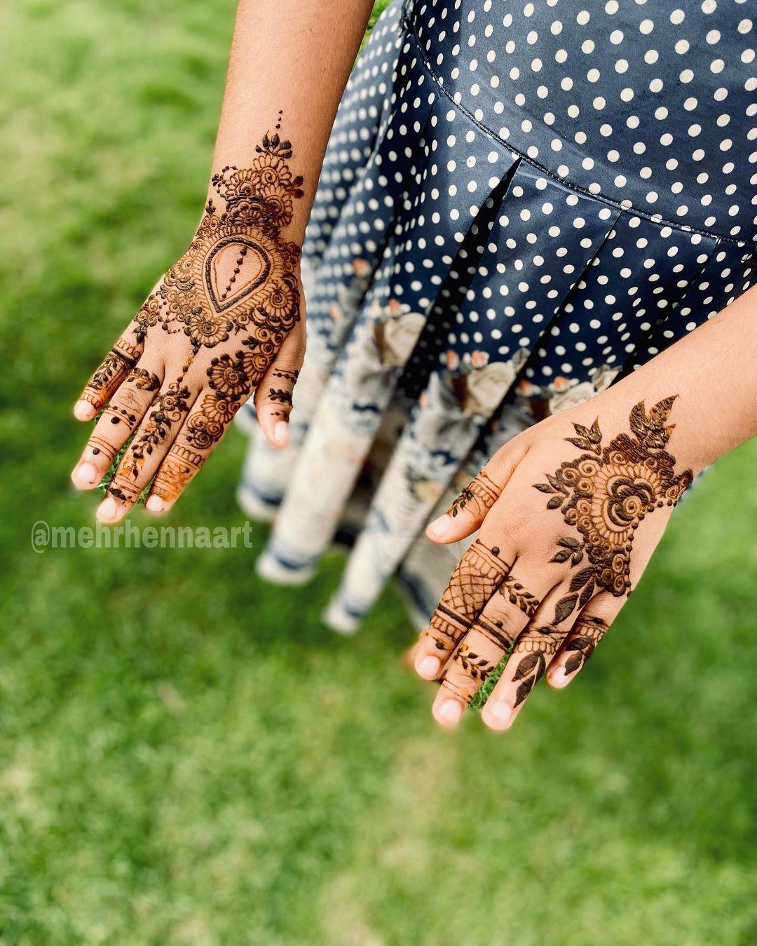 61 Spectacular Back Hand Mehndi Designs  2023 with Images