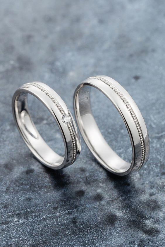 Platinum wedding bands on sale for couples