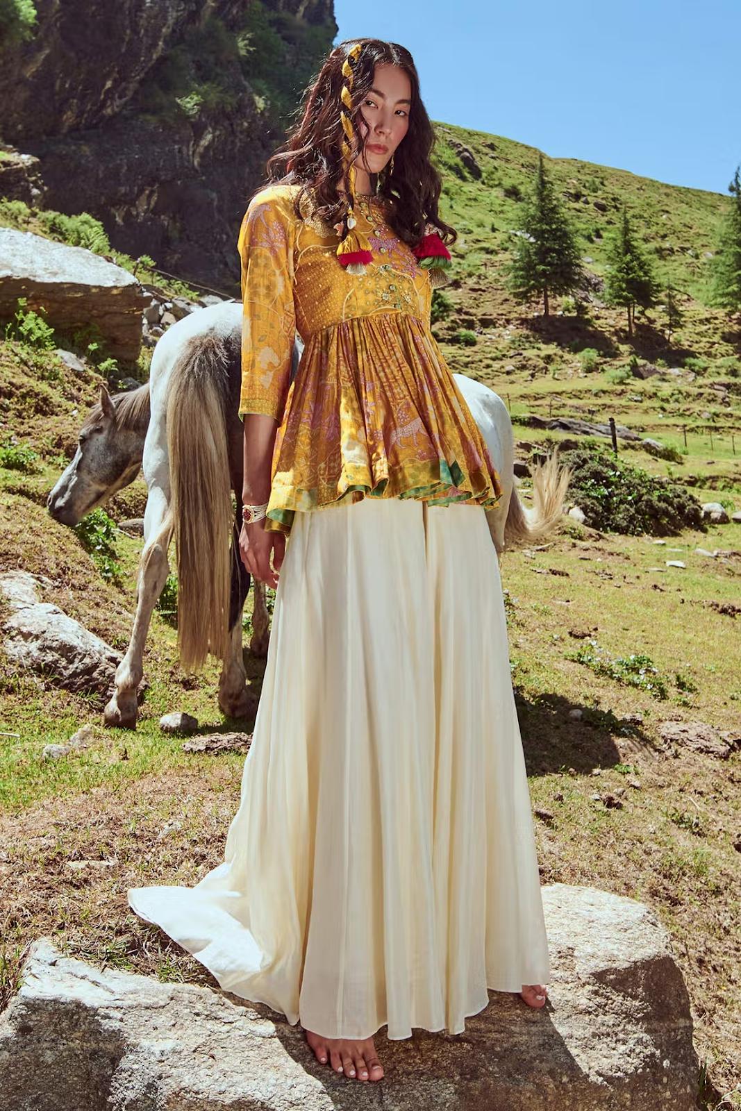 Indo Western Dress For Girl | Punjaban Designer Boutique