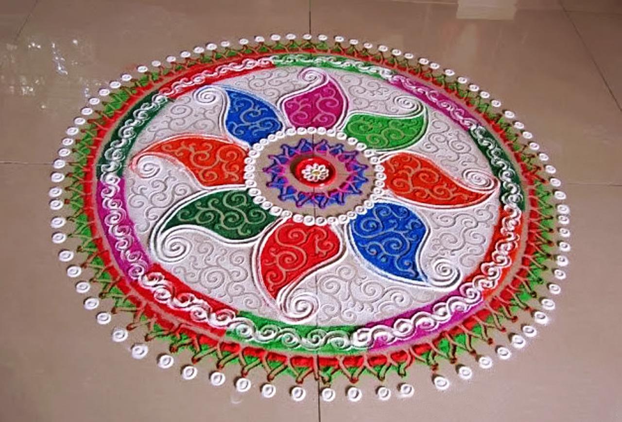 Creative rangoli designs by RanuArt 