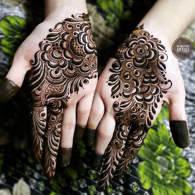 Gorgeous Arabic Mehndi Design || How to draw stylish mehendi for front hand  - YouTube